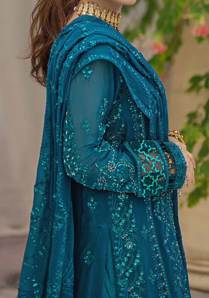Emaan Adeel Jehan Pakistani Chiffon Dress - db23460