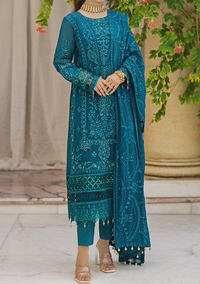Emaan Adeel Jehan Pakistani Chiffon Dress - db23460
