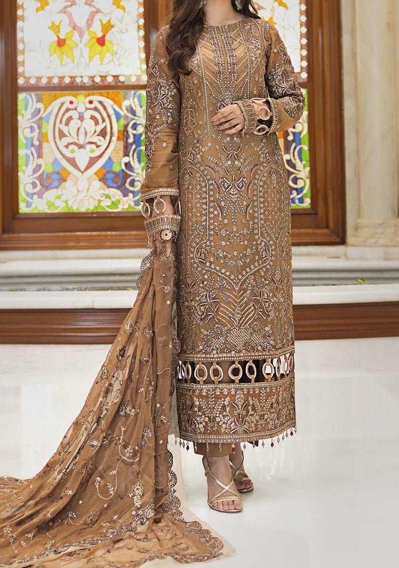 Emaan Adeel Mastani Pakistani Chiffon Dress - db23458