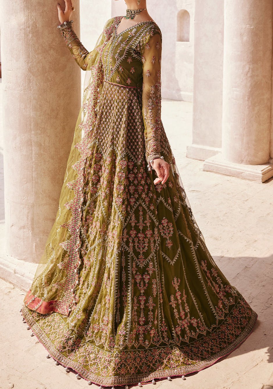 Anarkali net suit deals