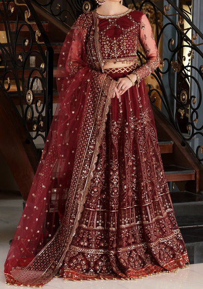 Emaan Adeel Pakistani Luxury Net Dress - db22660
