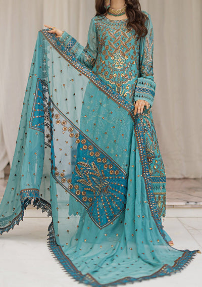 Emaan Adeel Rohi Pakistani Chiffon Dress - db23462