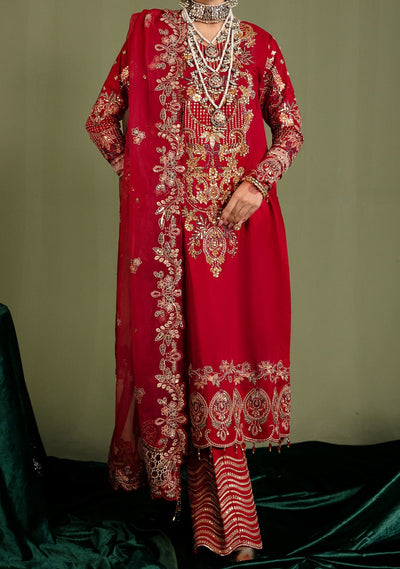 Emaan Adeel Ulfat Pakistani Luxury Silk Dress - db24328