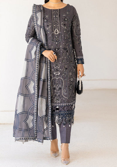 Emaan Adeel Zeba Pakistani Luxury Chiffon Dress - db24526