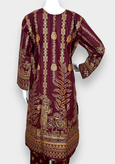Embroidered 3 Pieces Pakistani Cotton Dress - db25688