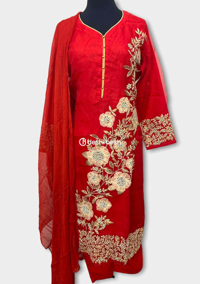 Exclusive Boutique Designer Heavy Embroidered Salwar Suit - db18966