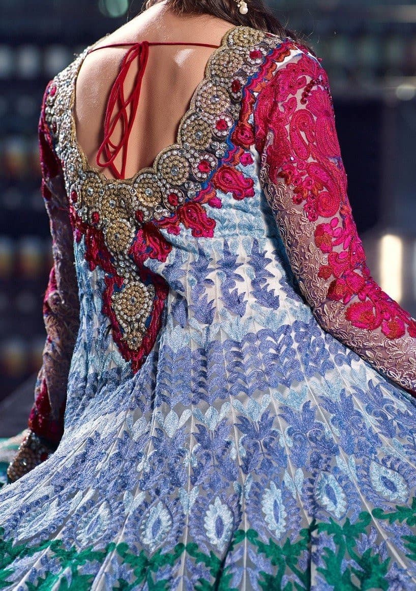Exclusive Dia Mirza Long Style Designer Anarkali Suit: Deshi Besh.