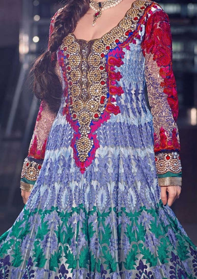 Exclusive Dia Mirza Long Style Designer Anarkali Suit: Deshi Besh.