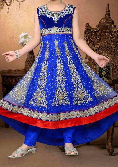 Exclusive Girl's Party Wear Anarkali Style Suit: Deshi Besh.