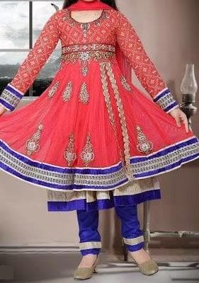 Exclusive Girl's Party Wear Designer Anarkali Suit: Deshi Besh.