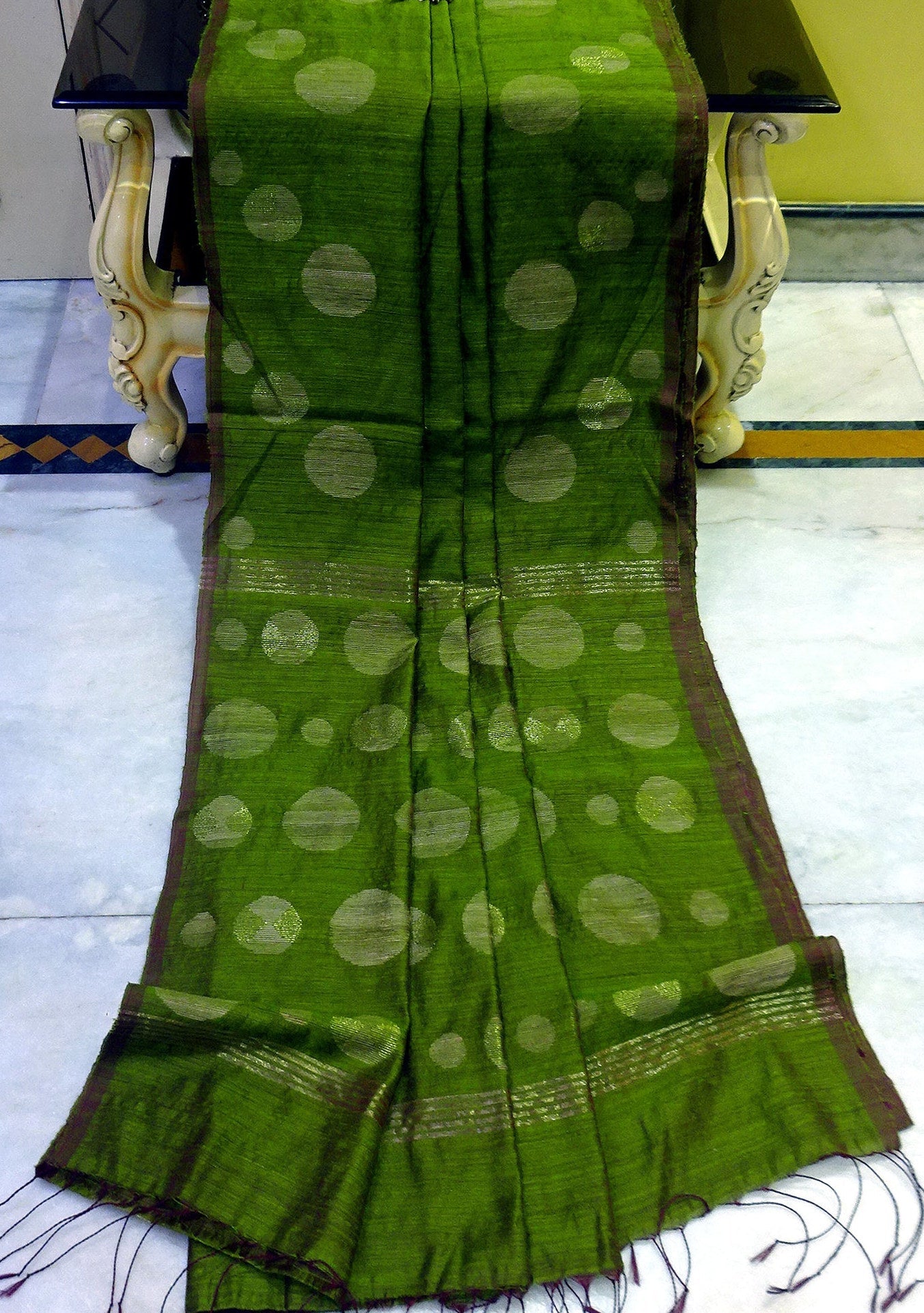 Exclusive Traditional Designer Tussar Silk Saree - db17942