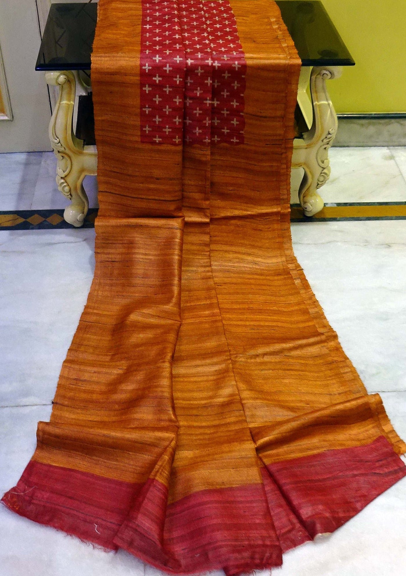 Exclusive Traditional Designer Tussar Silk Saree - db17939