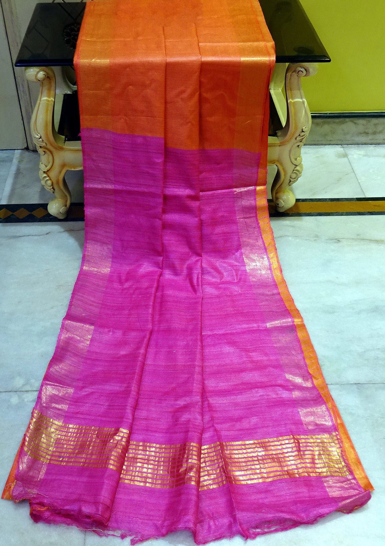 Exclusive Traditional Designer Tussar Silk Saree - db17926
