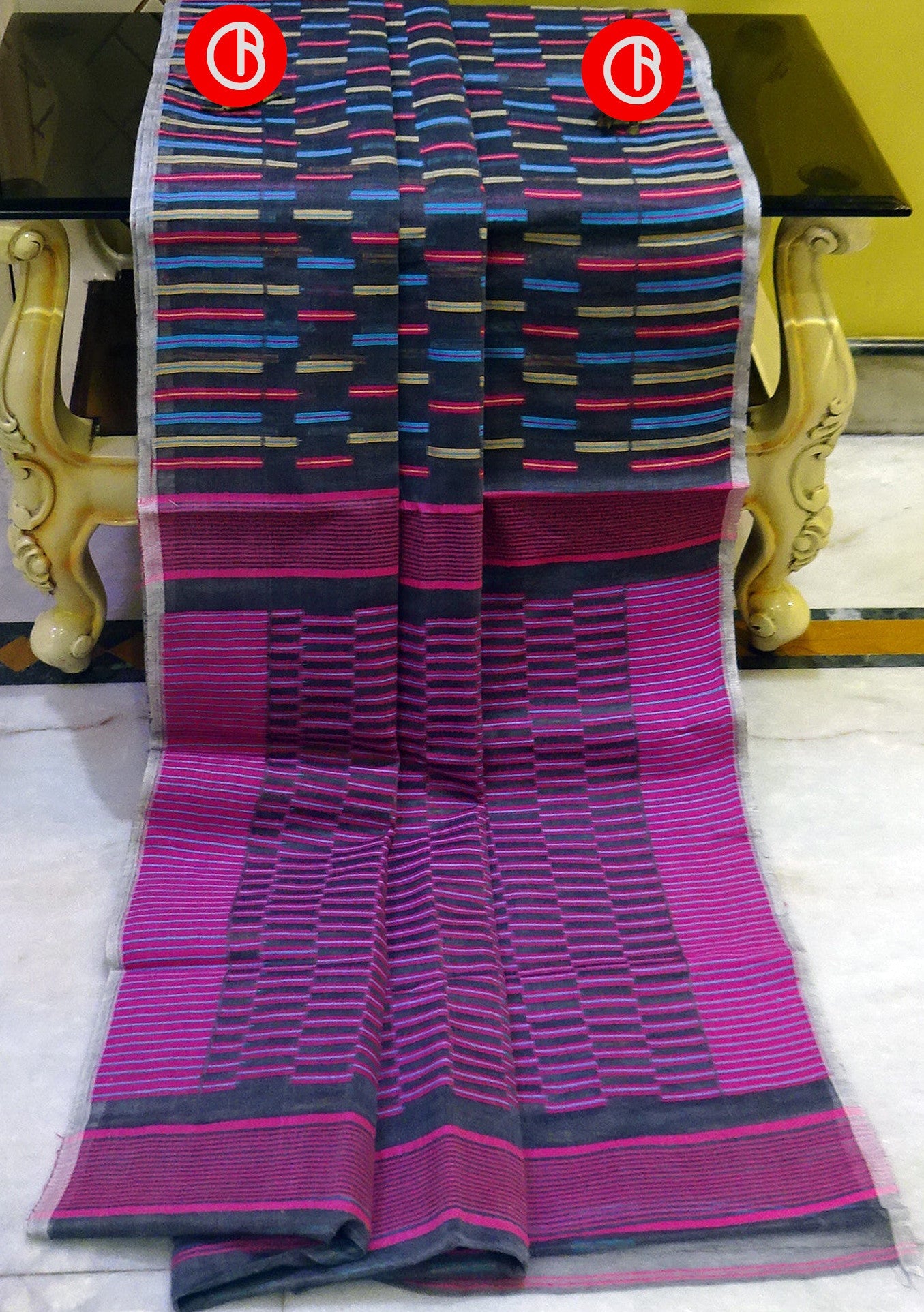 Exclusive Traditional Hand Woven Cotton Saree - db20594