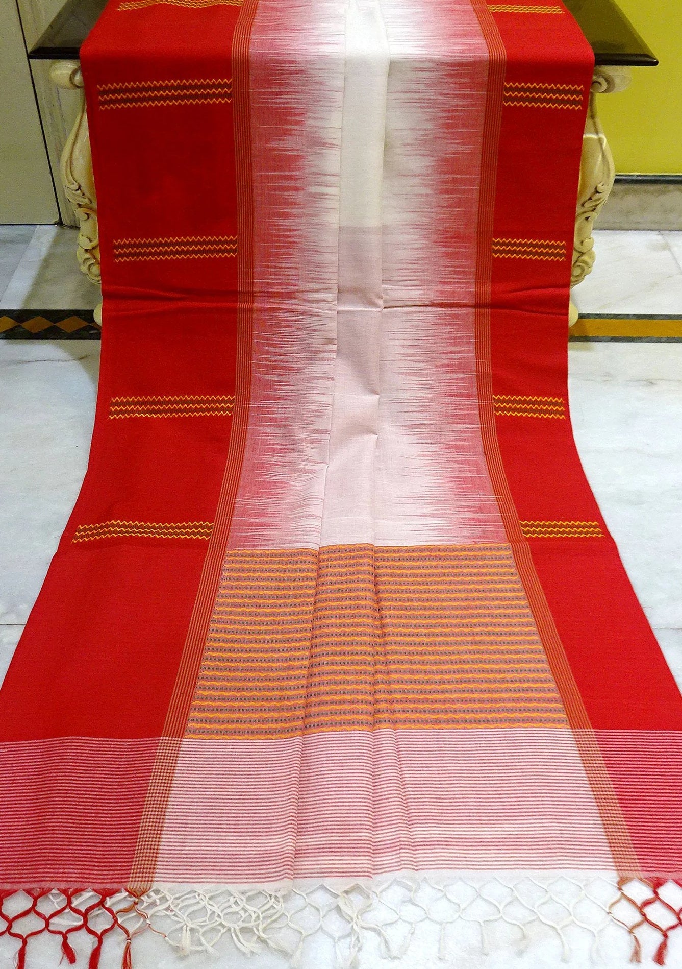 Exclusive Traditional Hand Woven Cotton Saree - db19789