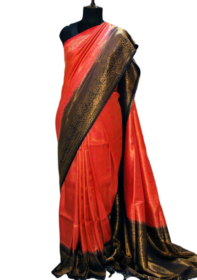 Exclusive Traditional Hand Woven Kangivaram Silk Saree - db21117