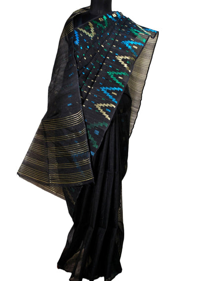 Exclusive Traditional Hand Woven Muslin Saree - db22946