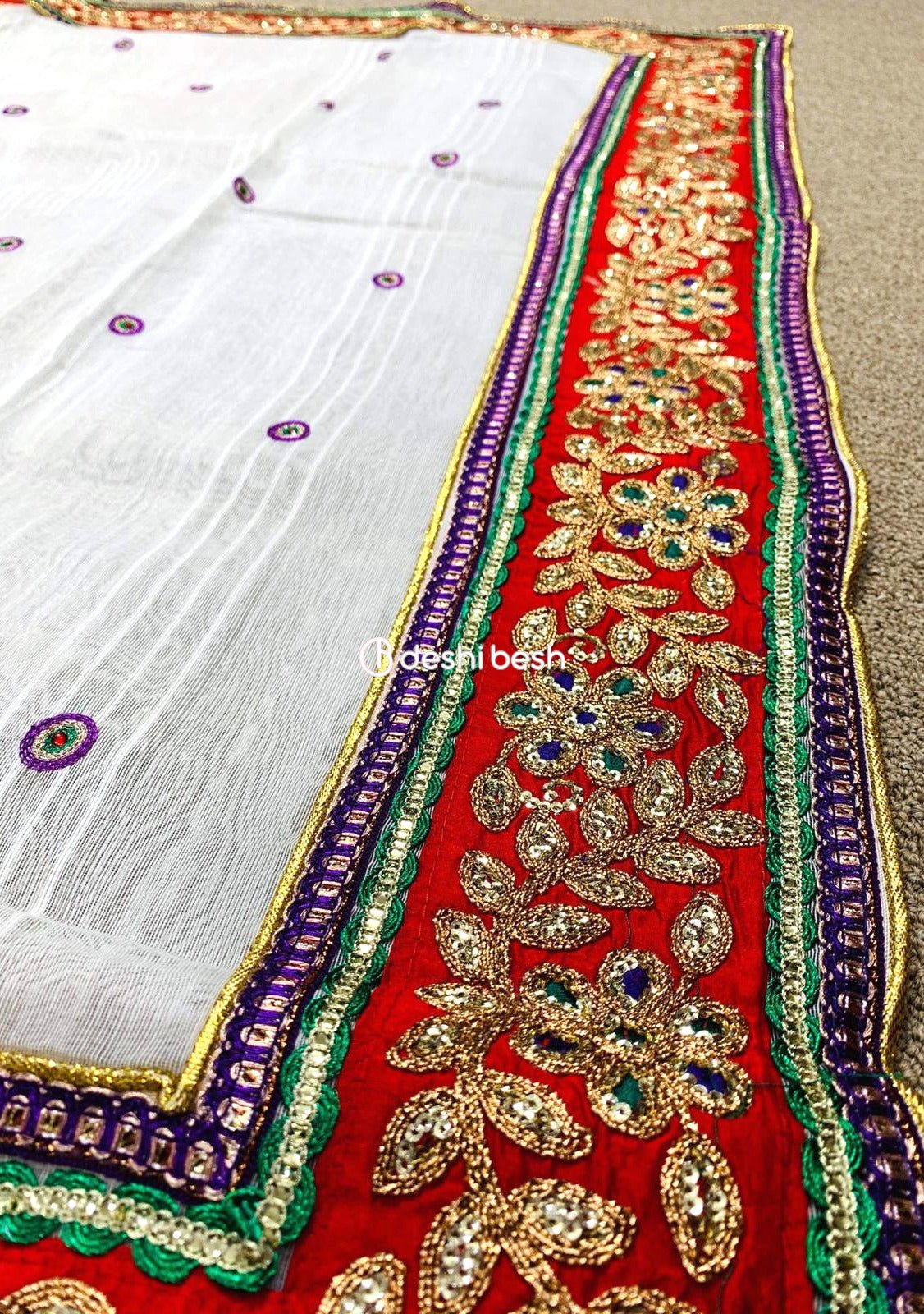 Exclusive Traditional Handloom Jamdani Saree - db20272