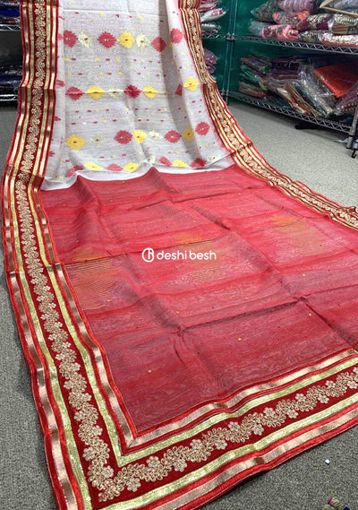 Exclusive Traditional Handloom Jamdani Saree - db20274