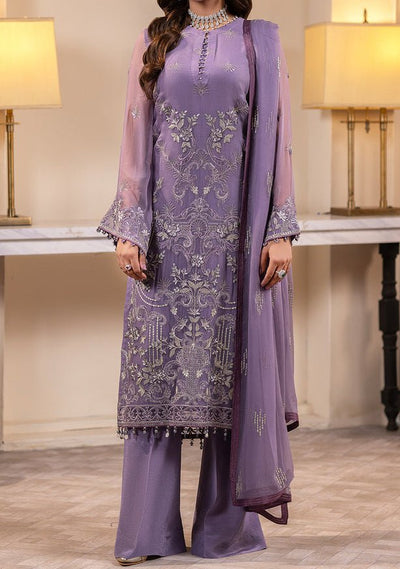 Flossie Dahlia Pakistani Luxury Chiffon Dress - db24955