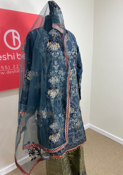 Flossie Embroidered Pakistani Master Copy Dress - db18883