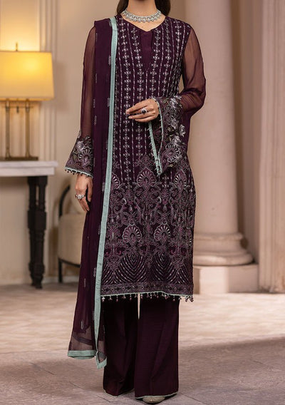 Flossie Mira Pakistani Luxury Chiffon Dress - db24962