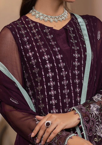 Flossie Mira Pakistani Luxury Chiffon Dress - db24962