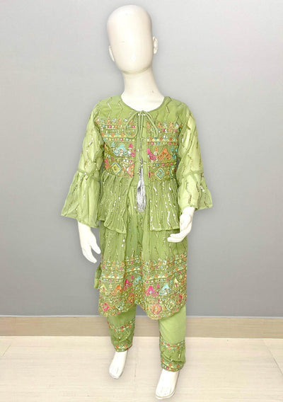 Girl's Gorgeous Georgette Shalwar Suit - db21694