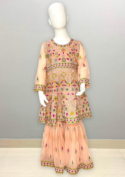Girl's Gorgeous Georgette Sharara Suit - db21695