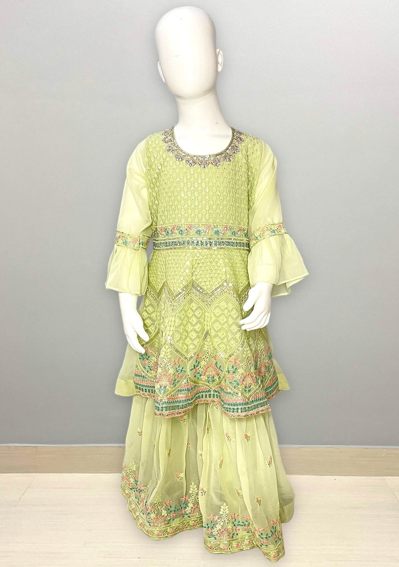 Girl's Gorgeous Georgette Sharara Suit - db21698