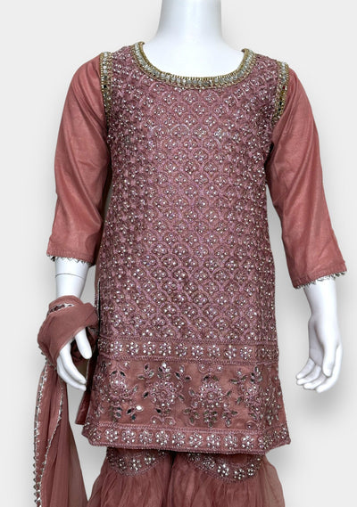 Girl’s Gorgeous Party Wear Sharara Suit - db21896