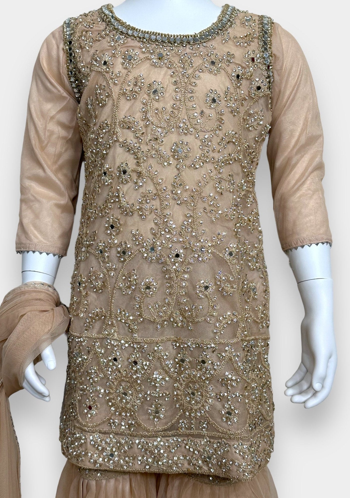 Girl’s Gorgeous Party Wear Sharara Suit - db21894