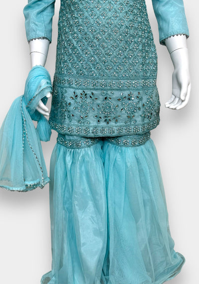 Girl’s Gorgeous Party Wear Sharara Suit - db21895