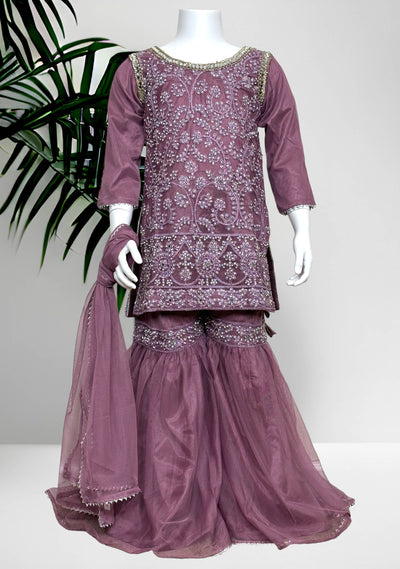 Girl’s Gorgeous Party Wear Sharara Suit - db21893
