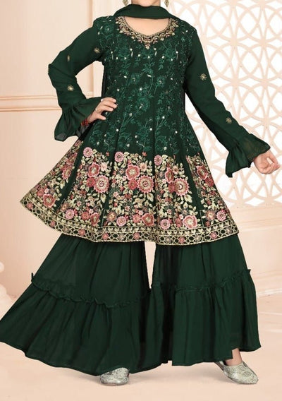 Girl's Indian Party Wear Designer Sharara Suit - db18677