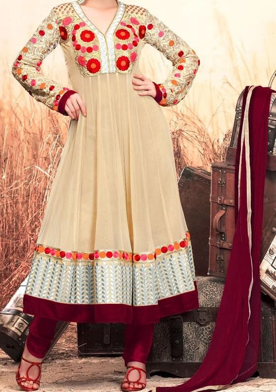Glamour Mohini Stitched Designer Anarkoli Suit: Deshi Besh.