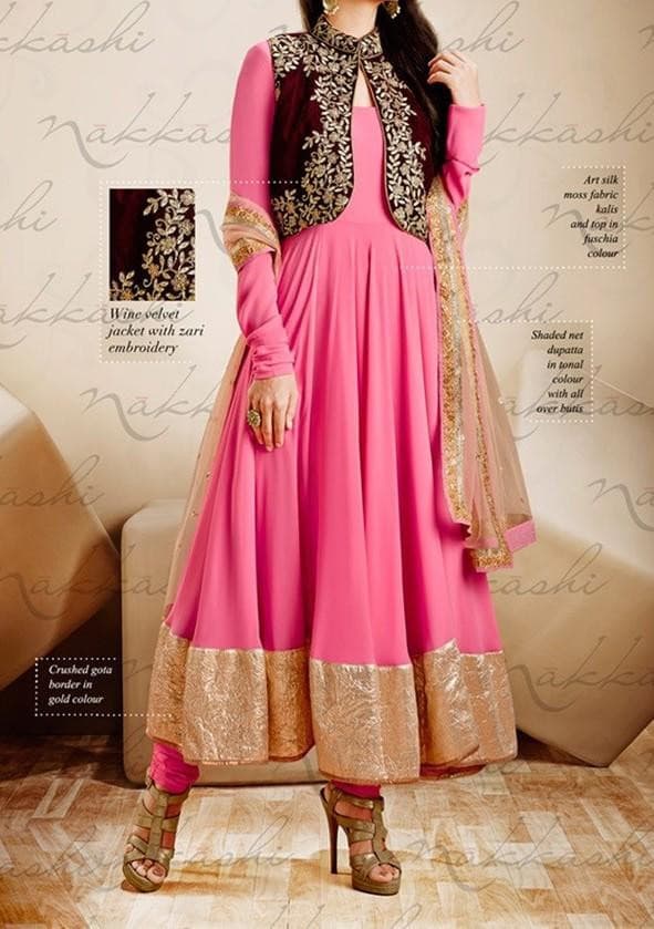 Gorgeous Anarkali Suit Designed By Vikram Phadnis: Deshi Besh.