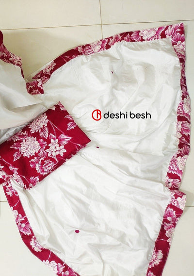 Gorgeous Boutique Designer Embroidered SIlk Saree: Deshi Besh.