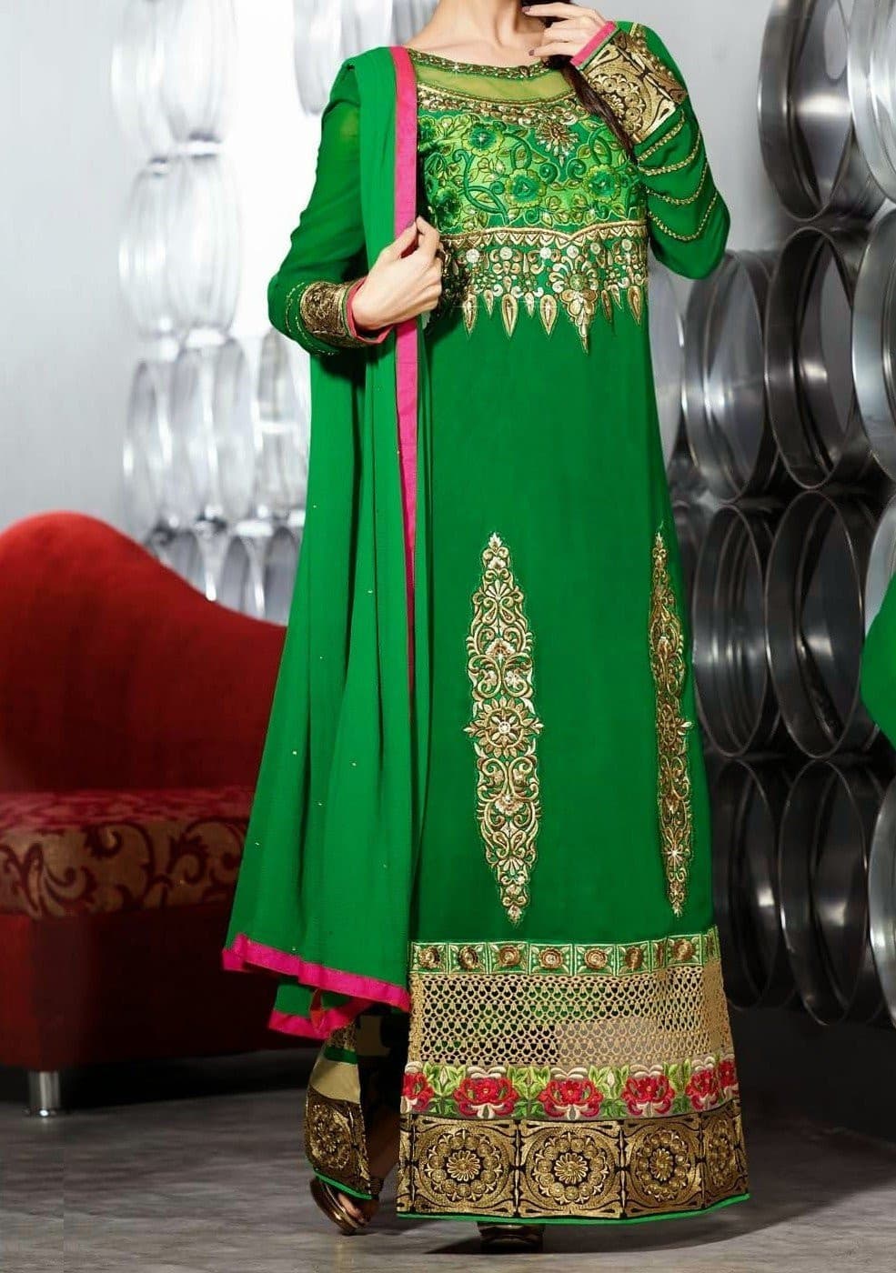 Gorgeous Malaika Arora Khan Vol-2 Designer Salwar Suit: Deshi Besh.