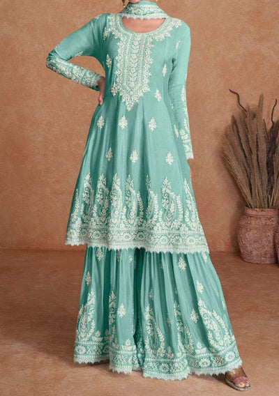 Gulkayra Flory Party Wear Palazzo Suit - db22782