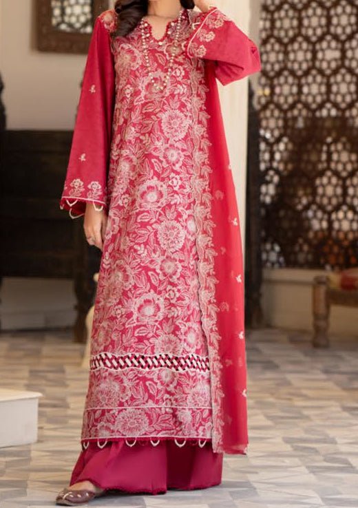 Gulljee Bella Ready Made Embroidered Lawn Dress - db25640