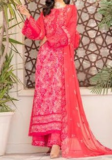 Gulljee Bella Ready Made Embroidered Lawn Dress - db25633