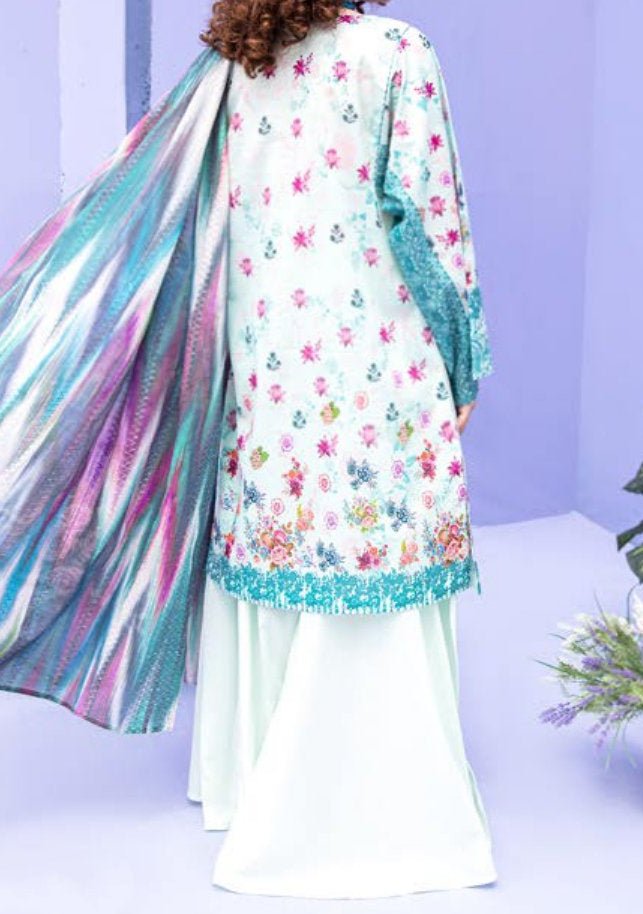 Gulljee Jasmine Pakistani Embroidered Lawn - db22480