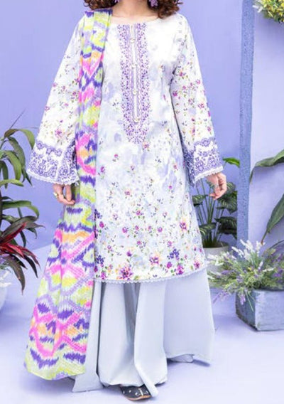 Gulljee Jasmine Pakistani Embroidered Lawn - db22478