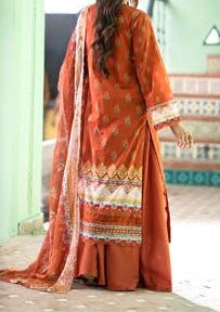 Gulljee Mishaal Ready Made Embroidered Lawn Dress - db24685
