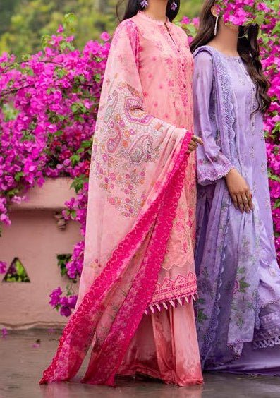 Gulljee Mishaal Ready Made Embroidered Lawn Dress - db24688