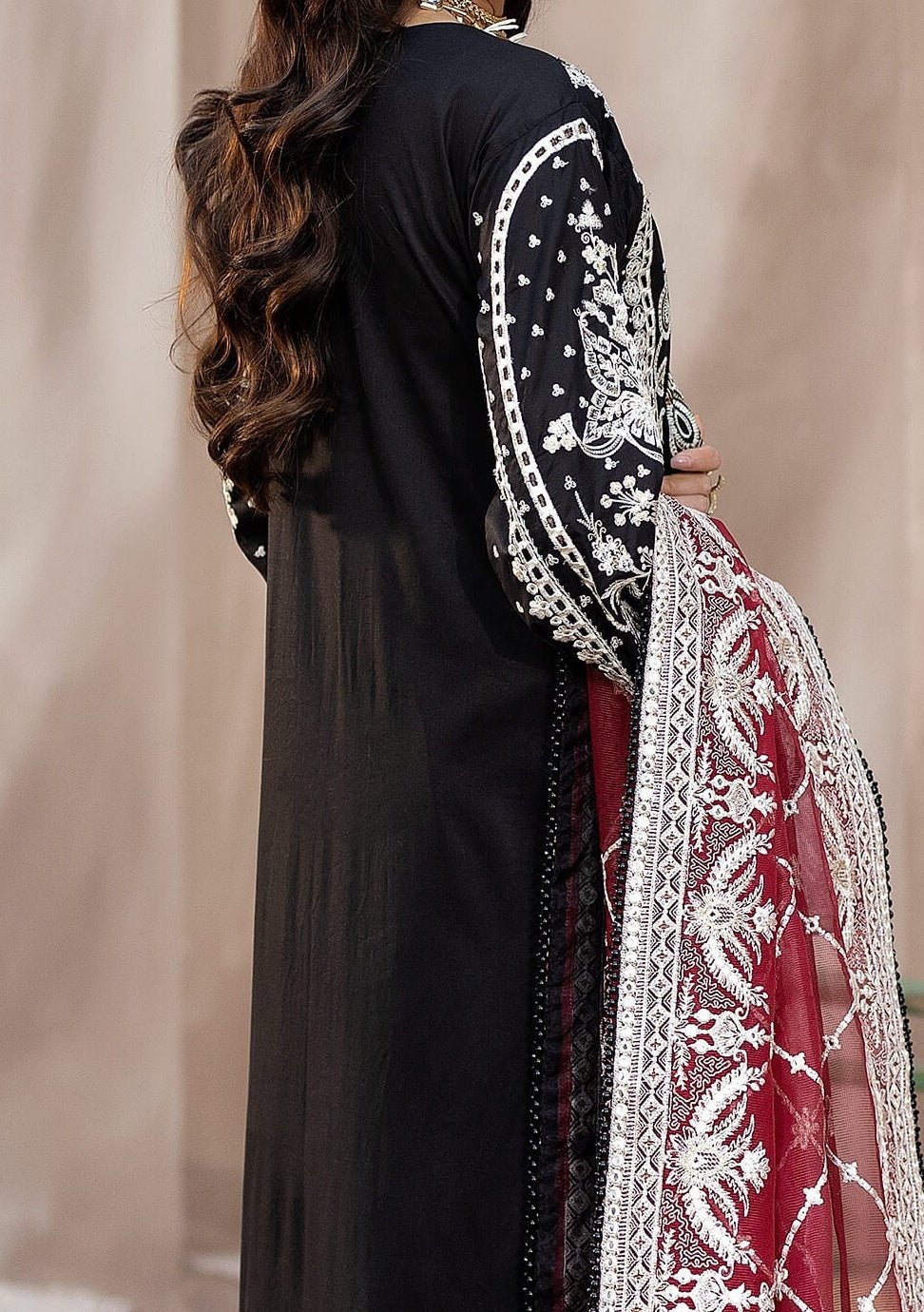 Imrozia Aafia Pakistani Luxury Lawn Dress - db25419