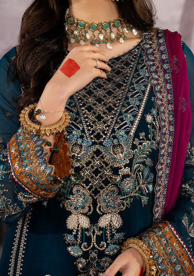 Imrozia Carmen Pakistani Luxury Chiffon Dress - db25220