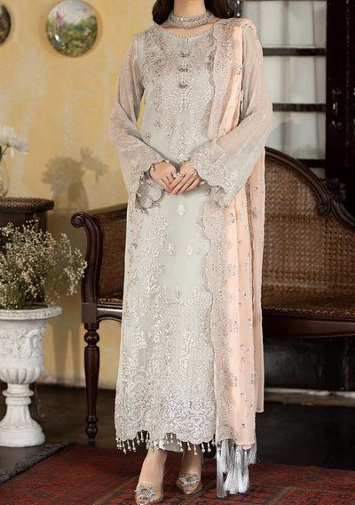 Imrozia Gabriella Pakistani Luxury Chiffon Dress - db25221