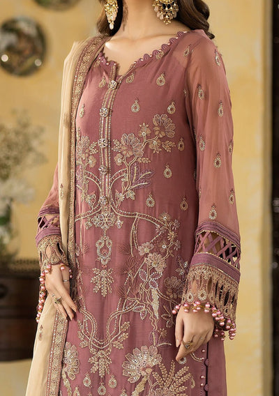 Imrozia Isla Pakistani Luxury Chiffon Dress - db25227
